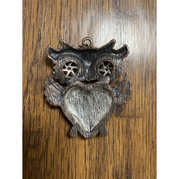 Steampunk Owl Zipper Pull Keychain Purse Charm Or Necklace Pendant - Picture 5 of 6